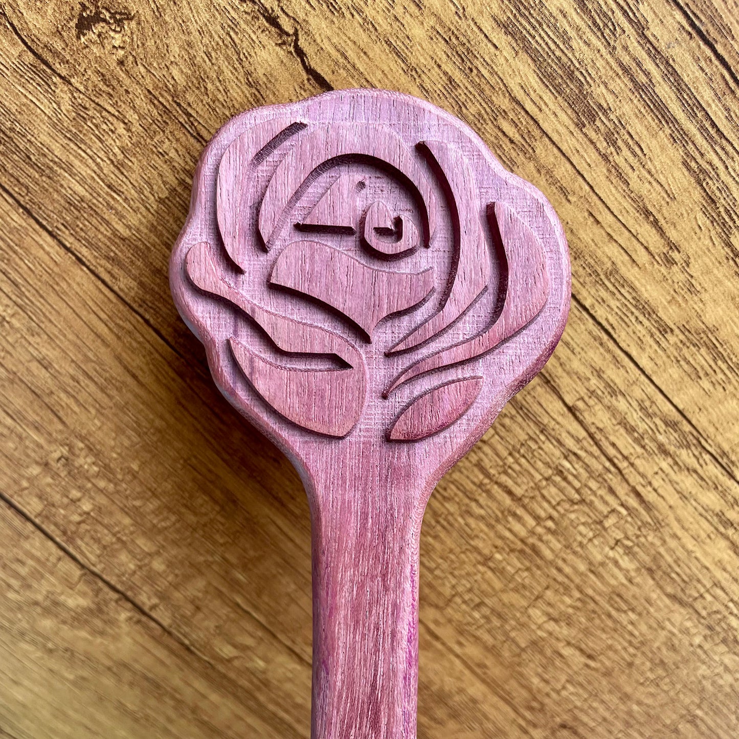 BDSM Rose-shaped Wood Spanking Paddle