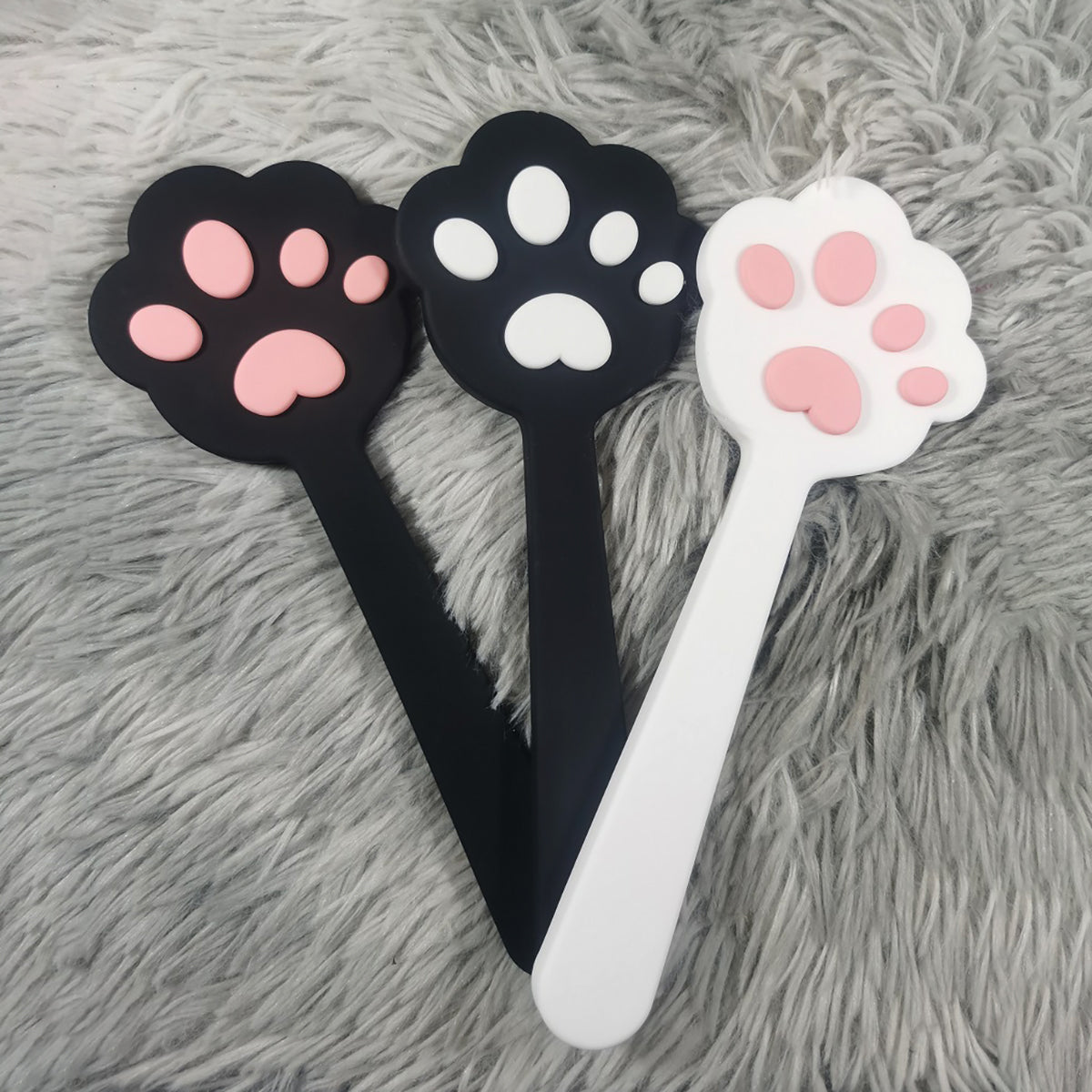 Adorable Cat Paw Silicone Spanking Paddle 3-colors Available