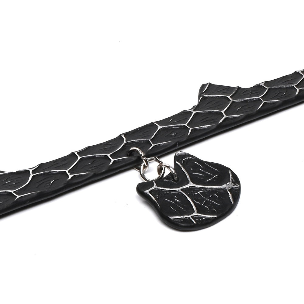 BDSM Handcrafted Genuine Leather Cat Ear Collar with Cat Tag