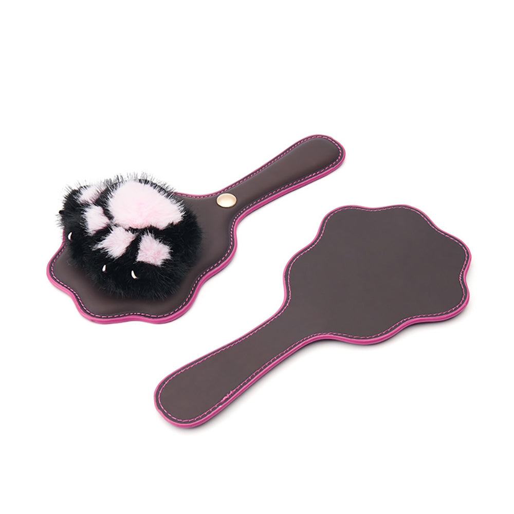 Heat-Sensitive Color-Changing Bear Paw Spanking Paddle – 2 Interchangeable Tips