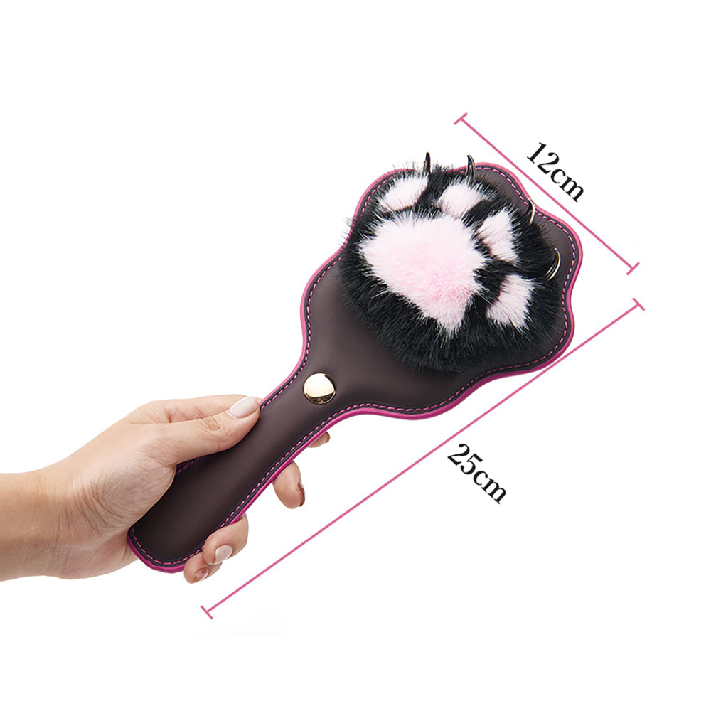 Heat-Sensitive Color-Changing Bear Paw Spanking Paddle – 2 Interchangeable Tips