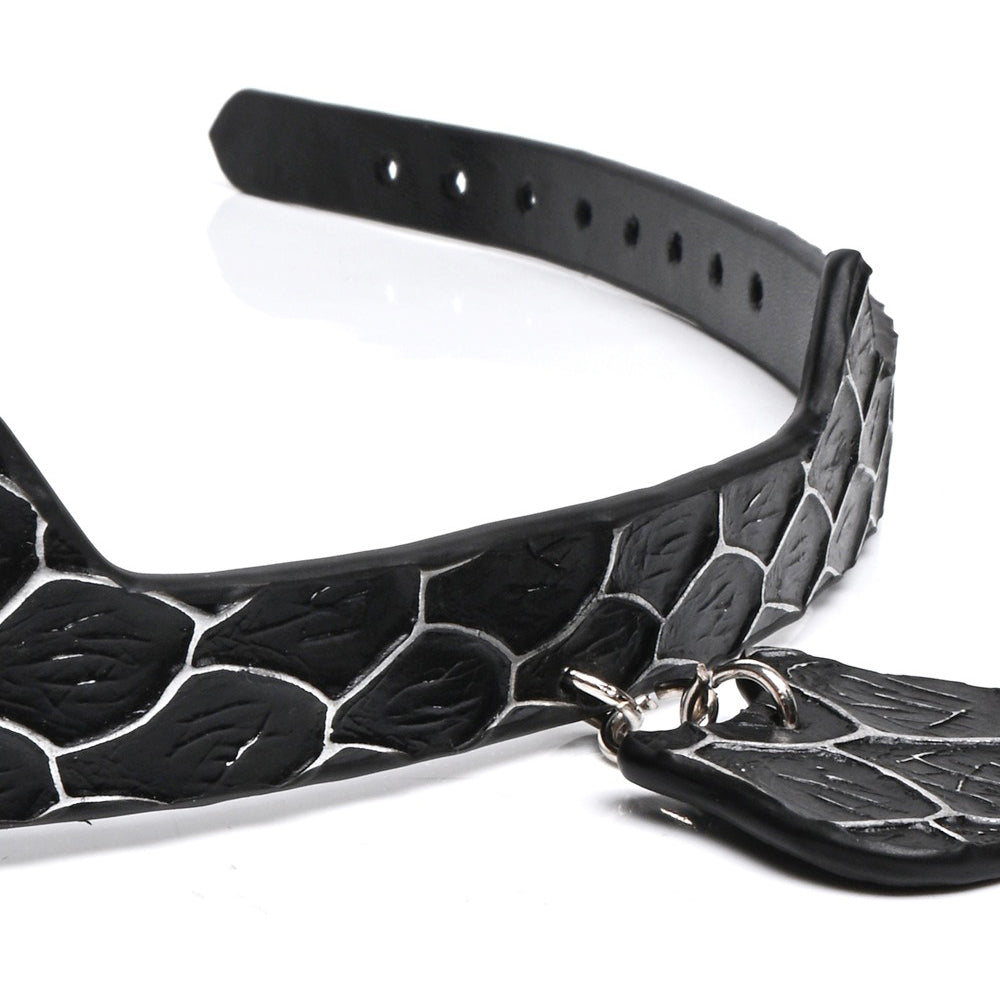 BDSM Handcrafted Genuine Leather Cat Ear Collar with Cat Tag