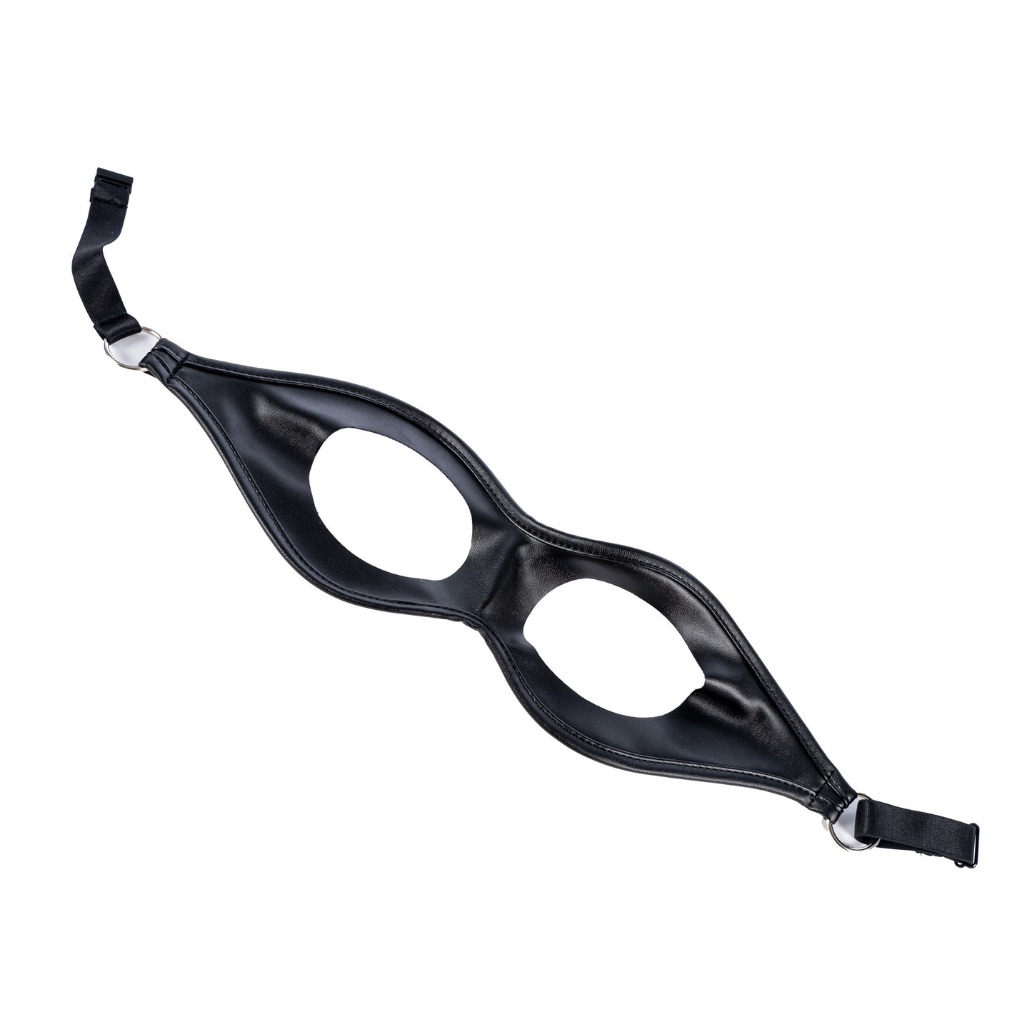 Open Bust PU Leather Bra & Sexy Thong 2 Piece Set Fetish Lingerie