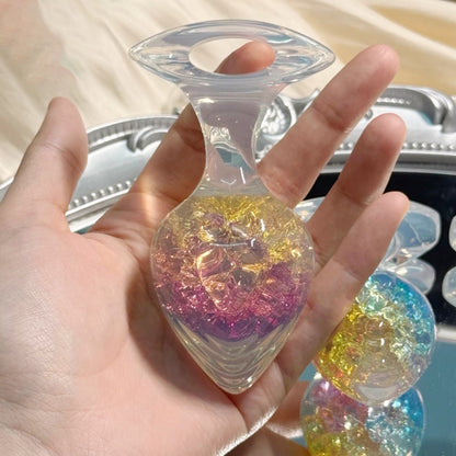 Premium Iridescent Silicone Anal Plug for Beginners & Advanced Users S/M/L