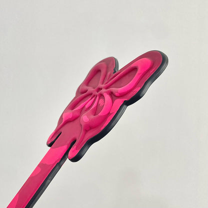 Heat-Sensitive Color-Changing Butterfly Spanking Paddle – Black to Pink