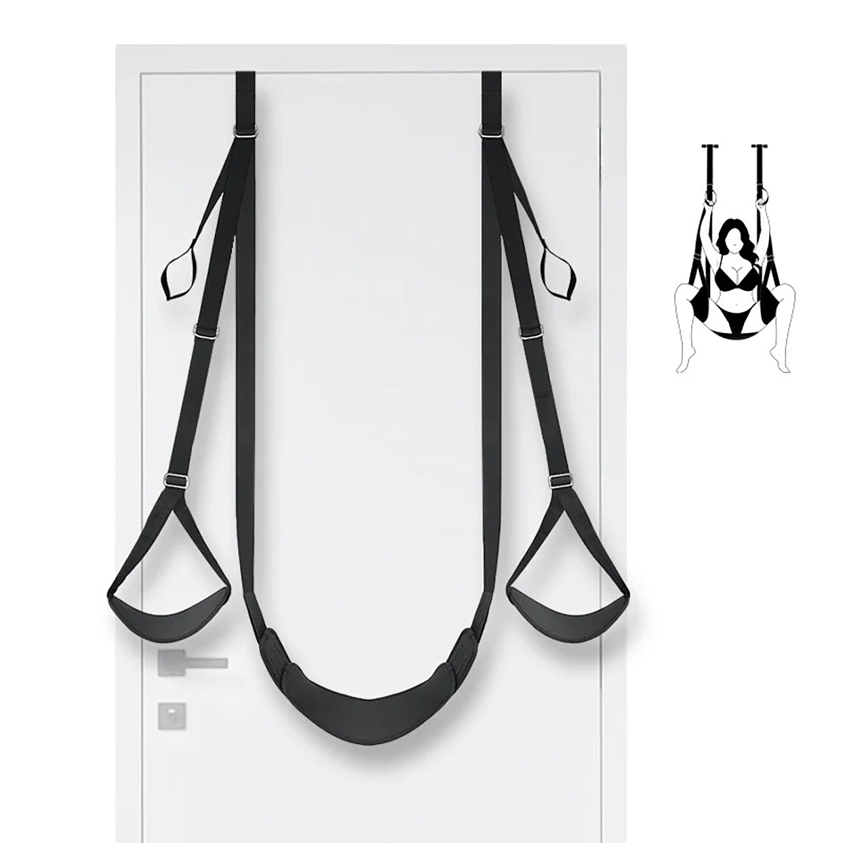 Over The Door Sex Swing - Hanging Swing Sling for Couples Sex Hold 260 Lbs