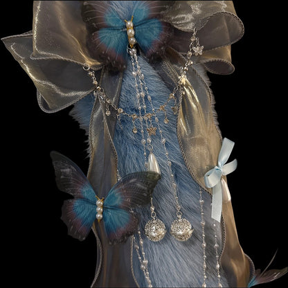 Blue Butterfly Seduction - Sensual Butterfly Motif Bondage Accessory Series