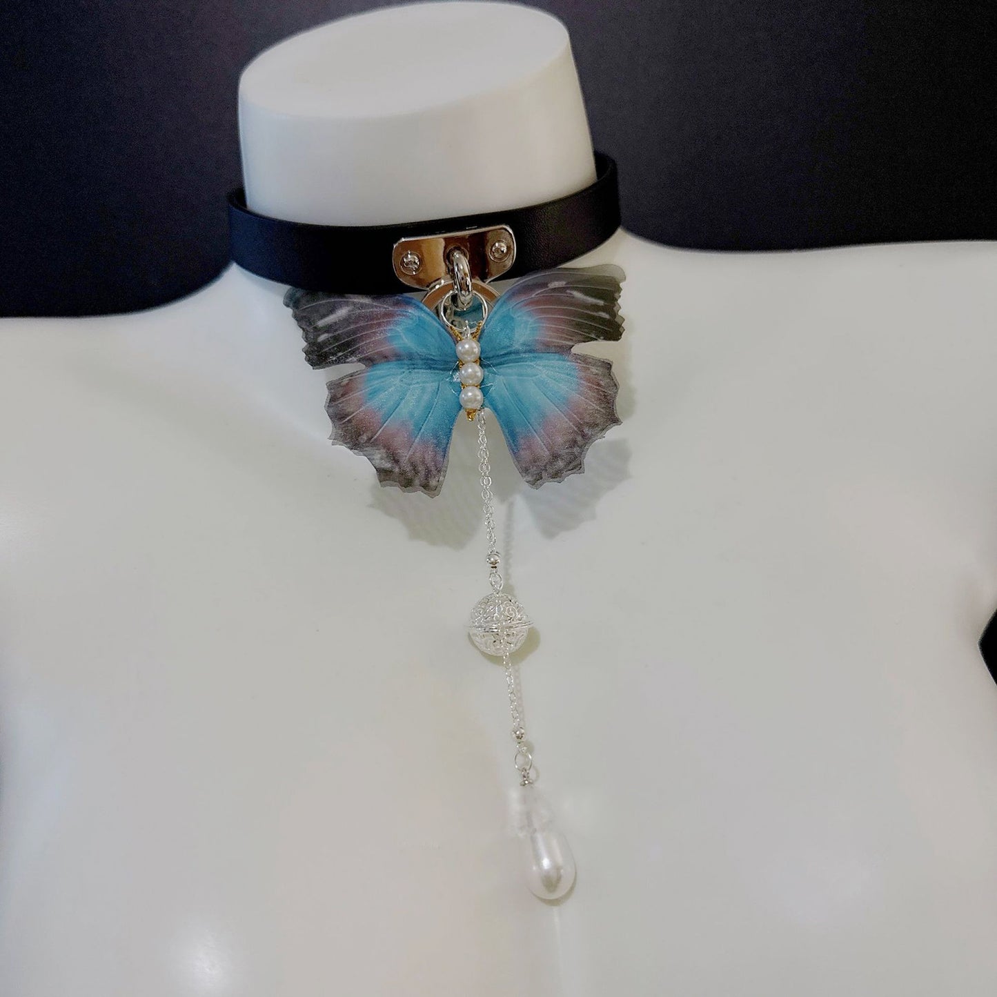 Blue Butterfly Seduction - Sensual Butterfly Motif Bondage Accessory Series