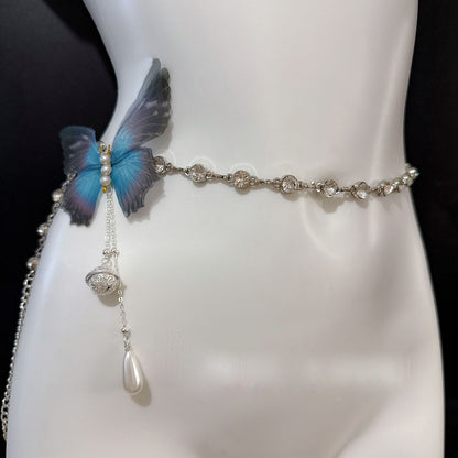 Blue Butterfly Seduction - Sensual Butterfly Motif Bondage Accessory Series