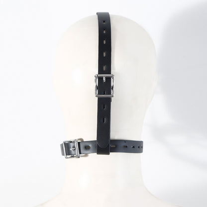 Integrated Metal Nose Hook & Open Mouth Gag | Face Bondage | Sexy Maker