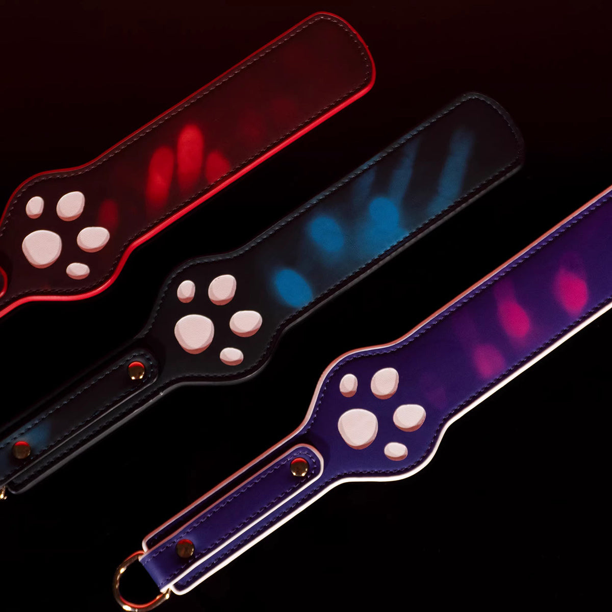 Heat-Sensitive Color-Changing BDSM Paw Spanking Paddle 3 Colors Available