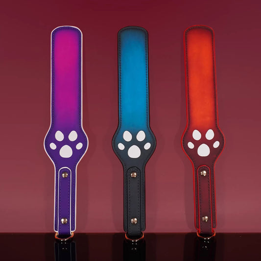 Heat-Sensitive Color-Changing BDSM Paw Spanking Paddle 3 Colors Available