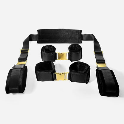 Multi-Position Quick-Release Bondage Restraint Set 4 Pieces