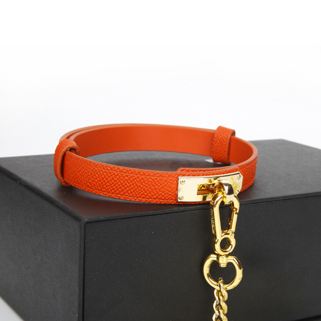 Gorgeous Sunny Orange Leather Bondage Kit